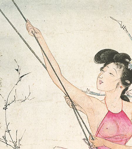 柳林-胡也佛的仕女画和最知名的金瓶梅秘戏图